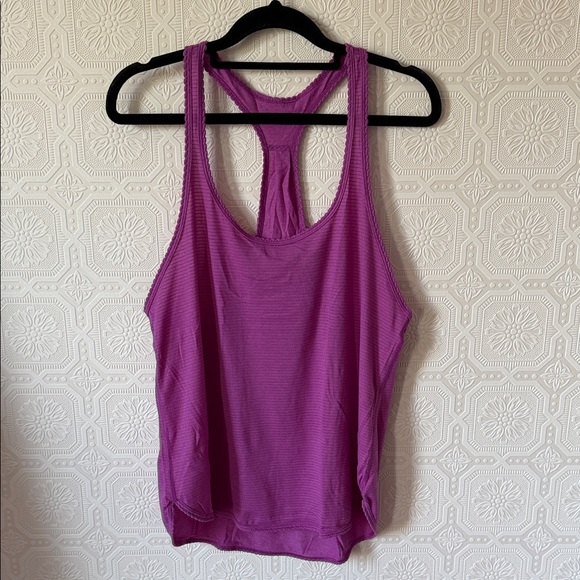 Lululemon 105f Singlet Racerback Tank Top Size 8 Heathered Ultra Violet - Picture 2 of 10